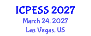 International Conference on Physical Education and Sport Science (ICPESS) March 24, 2027 - Las Vegas, United States