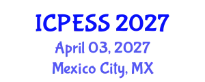 International Conference on Physical Education and Sport Science (ICPESS) April 03, 2027 - Mexico City, Mexico