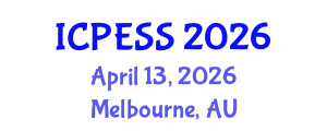 International Conference on Physical Education and Sport Science (ICPESS) April 13, 2026 - Melbourne, Australia