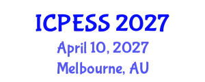 International Conference on Physical Education and Sport Science (ICPESS) April 10, 2027 - Melbourne, Australia