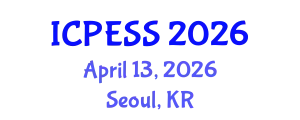 International Conference on Physical Education and Sport Science (ICPESS) April 13, 2026 - Seoul, Republic of Korea