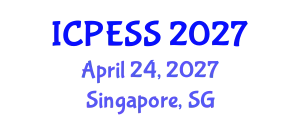 International Conference on Physical Education and Sport Science (ICPESS) April 24, 2027 - Singapore, Singapore
