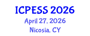 International Conference on Physical Education and Sport Science (ICPESS) April 27, 2026 - Nicosia, Cyprus