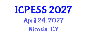 International Conference on Physical Education and Sport Science (ICPESS) April 24, 2027 - Nicosia, Cyprus