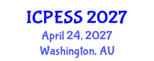 International Conference on Physical Education and Sport Science (ICPESS) April 24, 2027 - Washington, Australia