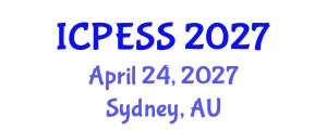 International Conference on Physical Education and Sport Science (ICPESS) April 24, 2027 - Sydney, Australia
