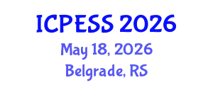 International Conference on Physical Education and Sport Science (ICPESS) May 18, 2026 - Belgrade, Serbia
