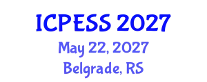 International Conference on Physical Education and Sport Science (ICPESS) May 22, 2027 - Belgrade, Serbia