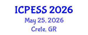International Conference on Physical Education and Sport Science (ICPESS) May 25, 2026 - Crete, Greece