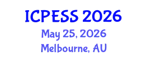 International Conference on Physical Education and Sport Science (ICPESS) May 25, 2026 - Melbourne, Australia