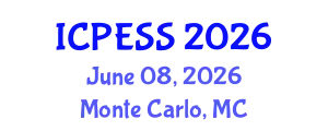 International Conference on Physical Education and Sport Science (ICPESS) June 08, 2026 - Monte Carlo, Monaco