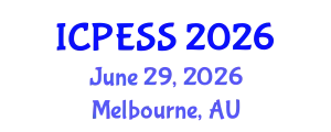 International Conference on Physical Education and Sport Science (ICPESS) June 29, 2026 - Melbourne, Australia