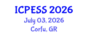 International Conference on Physical Education and Sport Science (ICPESS) July 03, 2026 - Corfu, Greece
