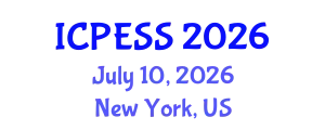 International Conference on Physical Education and Sport Science (ICPESS) July 10, 2026 - New York, United States