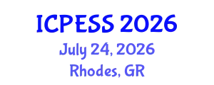 International Conference on Physical Education and Sport Science (ICPESS) July 24, 2026 - Rhodes, Greece