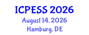International Conference on Physical Education and Sport Science (ICPESS) August 14, 2026 - Hamburg, Germany