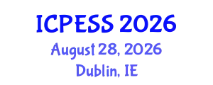 International Conference on Physical Education and Sport Science (ICPESS) August 28, 2026 - Dublin, Ireland