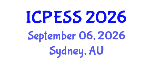 International Conference on Physical Education and Sport Science (ICPESS) September 06, 2026 - Sydney, Australia