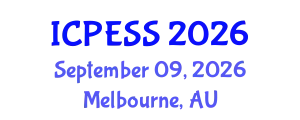 International Conference on Physical Education and Sport Science (ICPESS) September 09, 2026 - Melbourne, Australia