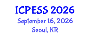 International Conference on Physical Education and Sport Science (ICPESS) September 16, 2026 - Seoul, Republic of Korea
