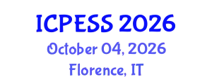 International Conference on Physical Education and Sport Science (ICPESS) October 04, 2026 - Florence, Italy
