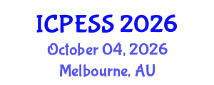 International Conference on Physical Education and Sport Science (ICPESS) October 04, 2026 - Melbourne, Australia
