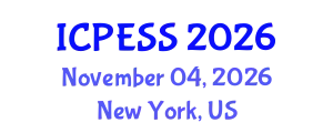 International Conference on Physical Education and Sport Science (ICPESS) November 04, 2026 - New York, United States
