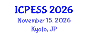 International Conference on Physical Education and Sport Science (ICPESS) November 15, 2026 - Kyoto, Japan