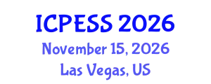 International Conference on Physical Education and Sport Science (ICPESS) November 15, 2026 - Las Vegas, United States
