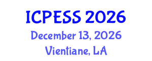 International Conference on Physical Education and Sport Science (ICPESS) December 13, 2026 - Vientiane, Laos