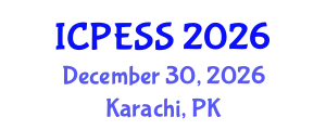 International Conference on Physical Education and Sport Science (ICPESS) December 30, 2026 - Karachi, Pakistan