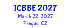 International Conference on Bioinformatics and Biomedical Engineering (ICBBE) March 22, 2027 - Prague, Czechia