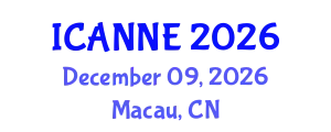 International Conference on Artificial Neural Networks Engineering (ICANNE) December 09, 2026 - Macau, China
