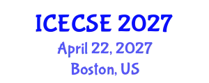 International Conference on Electrical and Computer Systems Engineering (ICECSE) April 22, 2027 - Boston, United States