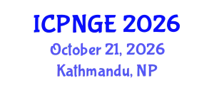International Conference on Petroleum and Natural Gas Engineering (ICPNGE) October 21, 2026 - Kathmandu, Nepal
