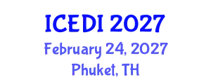 International Conference on Engineering, Design and Innovation (ICEDI) February 24, 2027 - Phuket, Thailand
