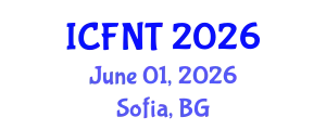 International Conference on Food and Nutrition Technology (ICFNT) June 01, 2026 - Sofia, Bulgaria