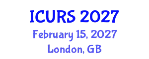 International Conference on Urban and Regional Studies (ICURS) February 15, 2027 - London, United Kingdom