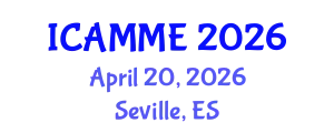 International Conference on Applied Mechanics and Materials Engineering (ICAMME) April 20, 2026 - Seville, Spain
