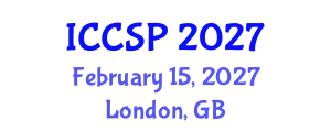 International Conference on Computational and Statistical Physics (ICCSP) February 15, 2027 - London, United Kingdom