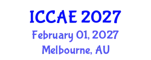 International Conference on Civil Society and Architectural Engineering (ICCAE) February 01, 2027 - Melbourne, Australia