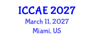 International Conference on Civil Society and Architectural Engineering (ICCAE) March 11, 2027 - Miami, United States