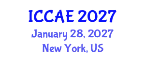International Conference on Civil Society and Architectural Engineering (ICCAE) January 28, 2027 - New York, United States