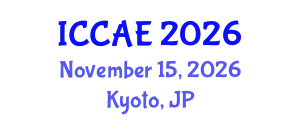 International Conference on Civil Society and Architectural Engineering (ICCAE) November 15, 2026 - Kyoto, Japan