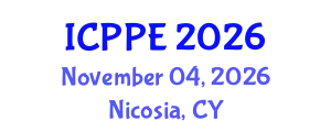 International Conference on Polymer Products and Engineering (ICPPE) November 04, 2026 - Nicosia, Cyprus