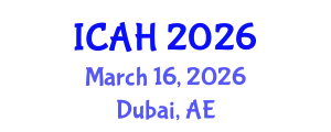 International Conference on Aerodynamics and Hydrodynamics (ICAH) March 16, 2026 - Dubai, United Arab Emirates