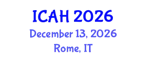 International Conference on Aerodynamics and Hydrodynamics (ICAH) December 13, 2026 - Rome, Italy