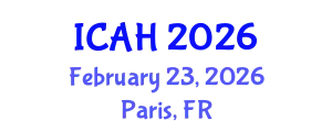 International Conference on Aerodynamics and Hydrodynamics (ICAH) February 23, 2026 - Paris, France