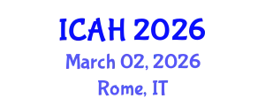 International Conference on Aerodynamics and Hydrodynamics (ICAH) March 02, 2026 - Rome, Italy