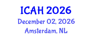 International Conference on Aerodynamics and Hydrodynamics (ICAH) December 02, 2026 - Amsterdam, Netherlands